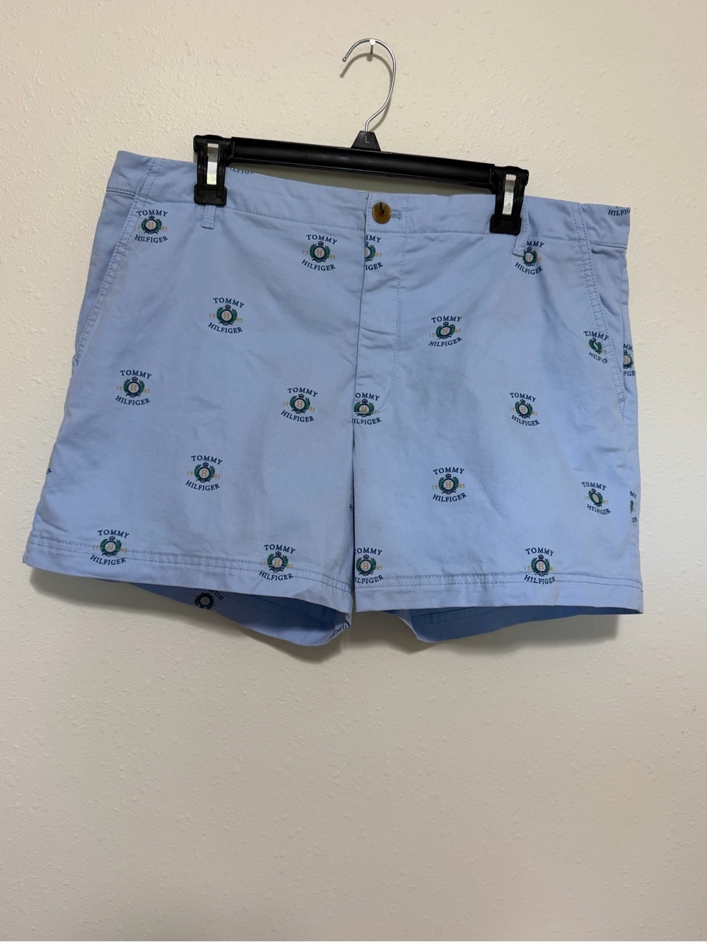 Tommy Hilfiger Light BlueLogo Bermuda Shorts